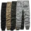 Men's Pants 2024 Fashion Spring Mens Tactical Cargo Pants Mens Jogger Military Casual Cotton Pants Hip Hop Ribbon Mens Military Trousers 38 J240328