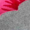カーペットピンクのパンジーフラワーラグリビングルームのベッドルームの家の装飾ぬいぐるみベッドサイド床マットイージークリーンドアマットベビーゲームパッドドロップ