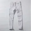 Jeans da uomo 7 colori da uomo elasticizzati jeans aderenti moda casual slim denim Pantaloni da uomo grigio nero kaki pantaloni bianchi nuovissimi 2023 J240328