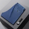 Nowa wiosna 2023 Jasnoniebieski strój męski proste dżinsy Busin Casual Denim Pants Modalne spodnie tkaninowe Mężczyzna marka U9ry#