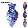 Bandanas loogdeel długi jedwabny oddychający trójkąt szalik Bandana Summer Cool Suncreen Szybki such