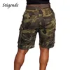 Summer Camoue Cargo Shorts Women Casual Bandage Pocket Army Green Shorts Ladies Slim Fit Lace Up Butt Shorts Streetwear 86JK#