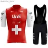 Fietsjacks Heren fietsbroek heren fietsen VAE sportset wielertrui lente/zomer professioneel team 2024 jas Mtb kleding set24328