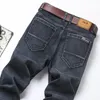 2023 Fi Classic Style Cott Stretch Denim Pantalon Homme Marque Pantalon Nouveaux Hommes Droit Bleu Gris Jeans Busin x3lU #