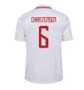2024 Danii koszulki piłkarskie Eriksen Home Red Away White 24 25 Hojbjerg Christensen Skov Olsen Braithwaite Dolberg Football koszule