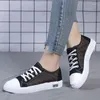 Sapatos casuais verão feminino malha respirável moda versátil estudante sola macia tênis feminino luxo