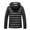 Civichic Men Fi 90% Down Jackets ciepłe z kaptury Parkana Winterdown Overcoat Plus Size Daunenjacke M-4xl Otwardzki DC04 x0dz#