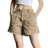 Kvinnors shorts kvinnor y2k byxor denim last sommar mode vintage retro brett ben kort för hajuku casual jeans