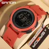 Wristwatches Sanda Calorimeter Electronic Watch Waterproof Multi Functional Sports Shockproof Intelligent Men's And Women's Alarm