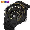 Armbandsur Skmei Men's Electronic Watch Lightweight Waterproof Swimming Rings Three Time Dates Countdown Commemorative Gifts 2117