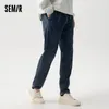 Semir 2024 Jeans Hommes Printemps Cordon Élastique Quotidien Simple Trajet Classique Pantalon Fi Tendance Rétro Pantalon de Mariage u3QM #