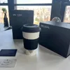 Tasses de luxe Design tasse à café tendance française exquise minimaliste pratique tasse en céramique avec couvercle grande capacité boîte-cadeau d'eau