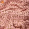 Tissu en laine tissé tweed à carreaux dorés, extensible, mode, vêtements pour femmes, bricolage, couture, sac fait à la main, tissu artisanal pour créateur de vêtements