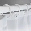 Letra simple Cortinas de ducha en blanco y negro Diseño Cortina de baño Decoración nórdica para el hogar Accesorios Pantalla de baño con ganchos 240328