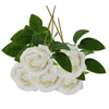 الزهور الزخرفية خمسة فانيليت صغيرة الوردة زهرة زهرة اللؤلؤ الجدار لوازم الزفاف