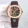Zegar AAAA Wysokim dorocznym dorocznym projektanci Automatyczni wysoki podwójny 5396 Zegarek zegarków 38,5 mm luksusowe data Busines