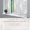 Window Stickers 1/3PCS Film Privacy Stained Glass Frosted Opaque Clings Sun Blocking For Door Home