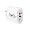 40W 3A 3 Ports Cell Phone Chargers Dual PD Type c Wall Charger Fast Charging Power Adapters For Samsung s20 s22 Utral Htc Xiaomi Huawei