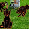 Dekoracja imprezy 3PCS Ground Plug Outdoor Decor Halloween Dekoracje ozdoby choinki Festiwal Festiwal Stakie kominowe