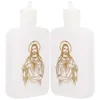 Vase2 PCS Holy Water Bottle Blessingボトル装飾装飾的なカトリッククリスチャンクロス