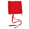 mittelalterlicher Diener Red Bnet Hut Sonnenhut Spitze Rufte Rand Red Maid Hut 59ze#