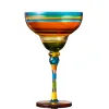 Zaagbladen Handmade Colorful Tail Cup Europe Goblet Cup Champagne Cup Creative Wine Glasses Bar Party Home Drinkware Wedding Gifts