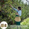 Storage Bags 2pcs Portable Practical Reusable Fruits Berry Bag Gathering Vegetables For Gardeners Picking Apron Foraging Weeding