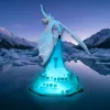 Sculptures Dragon imprimé en 3D Veilleuse LED Lampes de nuit pour la maison Meilleurs cadeaux pour enfants Produits ménagers Dragon de feu Dragon de glace décoratif