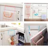 Kitchen Storage 1/2/4PCS Plastic Hanging Holder Towel Rack Multifunction Cupboard Cabinet Door Back Accessories Home Organizer