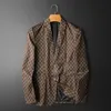 British Style Mens Fi Blazer 2022 New Plaid Pridging Slim Fit Suit Veste Veste Veste Male Busin Office Party Blazers J3Di #