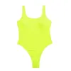 Damen-Bademode, dünner Badeanzug, stilvoller Monokini in Bonbonfarben, rückenfrei, einteilig, für Damen, schnell trocknende Strandmode mit Sommer