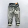 Frühling Herbst Neue Schwergewicht Casual Jeans für Männer Kleidung Mi Weiche Cott Männer Zipper Jogger Männer Hosen K1026 A81M #