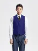 men's Suit Vest Formal Dr Waistcoat Busin Vest Casual Wedding Tuxedo With Pockets V-Neck for Suit Vests C5v9#