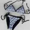 Damen-Bikini, Luxus-Bikini, Bademode, Designer-Badeanzug, Badeanzug, Badeanzüge, Polyester, Buchstabe, mittlere Taille, Urlaub, Party, Strand, Scrunch, sexy Bikinis, Badeanzüge