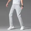 Pantalon de loisirs classique pour hommes Jeans à jambe droite élastique pour hommes Fiable Wed Broderie en trois dimensions Jeans amples Q3dV #
