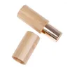 Storage Bottles 4G Bamboo Lipstick Tube Top Grade Lip Sub Package DIY Empty Container