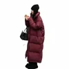 new 2023 Women's Down Cott Coat Autumn Winter Mid Length Cott Outerwear Korean Loose Thickened Snow Overcoat Parka Female k5pJ#