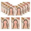 Present Wrap Earring Display Card DIY Cards Cardboard Holder Studs Smycken som visar halsband