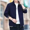 2023 Automne Nouveau Casual Solid Fi Slim Veste Hommes Pardessus Printemps Noir Arrivée Vestes Veste Homme 4XL Top K9sU #