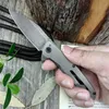 Eccellente coltello tascabile Flipper assistito KS 1404 Lama lavata in pietra D2 Manico in acciaio inossidabile Facile da trasportare Coltello tascabile da caccia per escursionismo all'aperto 1660 7550 9000 7150