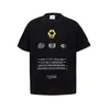 T-shirts pour hommes Streetwear Grailz Noir Blanc T-shirt Imprimer Logo Coton Hommes Femmes Surdimensionné À Manches Courtes