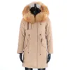 real Fox Fur Coat Men Parkas Racco Fur Collar Fox Fur Lined High Jacket Winter Man Clothing Waterproof Lg Jacket 2020 60J6#