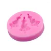 Baking Moulds Christmas Tree Silicone Mold Fondant Cake Chocolate Biscuit Mould