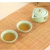 TeAware Setleri Seramik Çay Seti Taşınabilir Seyahat Çay Teapot Çay Fincanı Yapma Araçları Aksesuarları Ev Dış Mekan Mutfakları