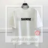 Jill Sander T-shirt T-shirts pour hommes Eur Designer Mode Classique Jil Sander Casual Hommes Femmes Lettre Impression Couples Style Simple T-shirt 839