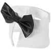 Vêtements pour chiens Costumes de collier de smoking pour animaux de compagnie Bow Tie Cat Vêtements réglables Chiot en coton