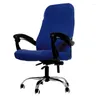 Stoelhoezen PC-stoelhoes Elastisch Grijs Zwart Marinerood Fauteuilhoes Spandex voor studeerkantoor Hoes Computer