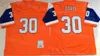 Throwback Football 27 Steve Atwater Jersey 1994 1997 Retro 30 Terrell Davis 84 Shannon Sharpe 49 Dennis Smith 75th Anniversary Vintage Orange White Navy Team