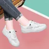 Casual Shoes Summer Women's Vintage Vulcanized Sneakers Platform Footwear Flat Ladies Mesh Breathable Walking Driving Outdoor