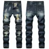 Denim Europeu e Americano Persality Nostálgico Jeans Buraco Arruinado Buraco de Alta Qualidade Novo Trendy Plus Size New Men L4LO #